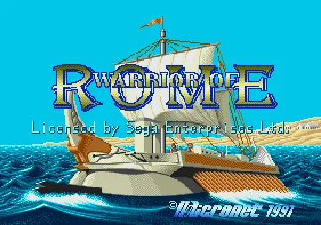 Warrior of Rome (USA) screen shot title